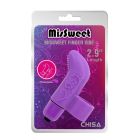 Вібратор для клітора на палець Chisa Mis Sweet Finger Vibe з рельєфом, фіолетовий вид 5