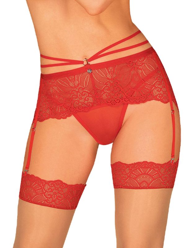 Пояс для панчох Obsessive Loventy L/XL вид 4