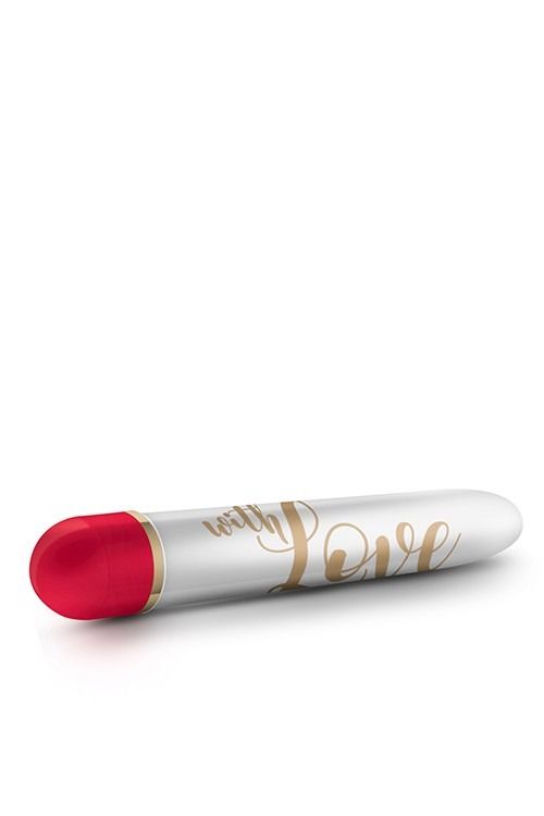 Вібратор Дамський пальчик Blush Love, біло-червоний, 14.5 х 2.5 см вид 4