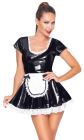 Костюм покоївки Black Level Vinyl Maid's Dress з вінілу, чорно-білий, M вид 2