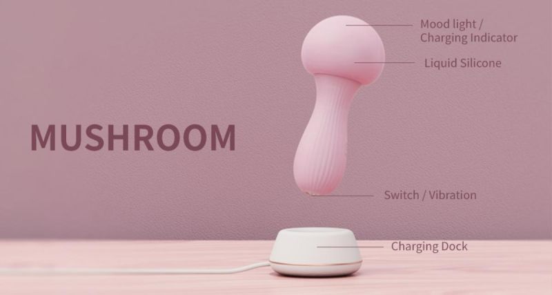 Клиторальный стимулятор в форме гриба OTOUCH - Mushroom Siliconen вид 10