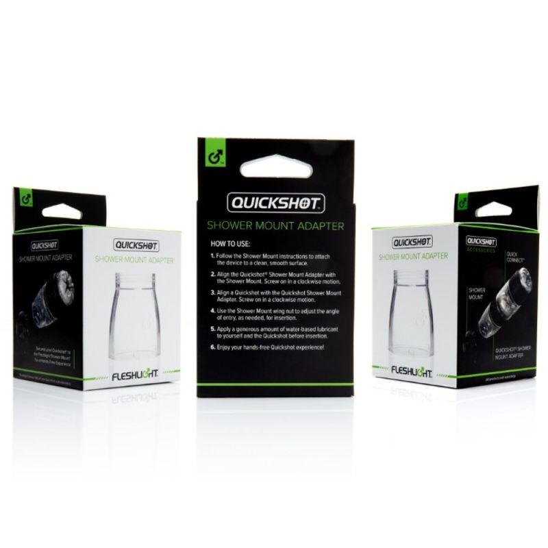 Адаптер-кріплення для з'єднання з мастурбатором Quickshot Shower Mount Adapter (RP) вид 6