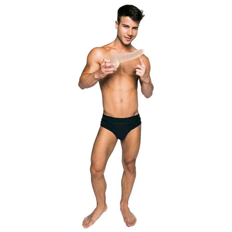 Фалоімітатор з мошонкою реалістичний Fleshjack Boys ALLEN KING DILDO, тілесний, 18 см х 4,5 см вид 6