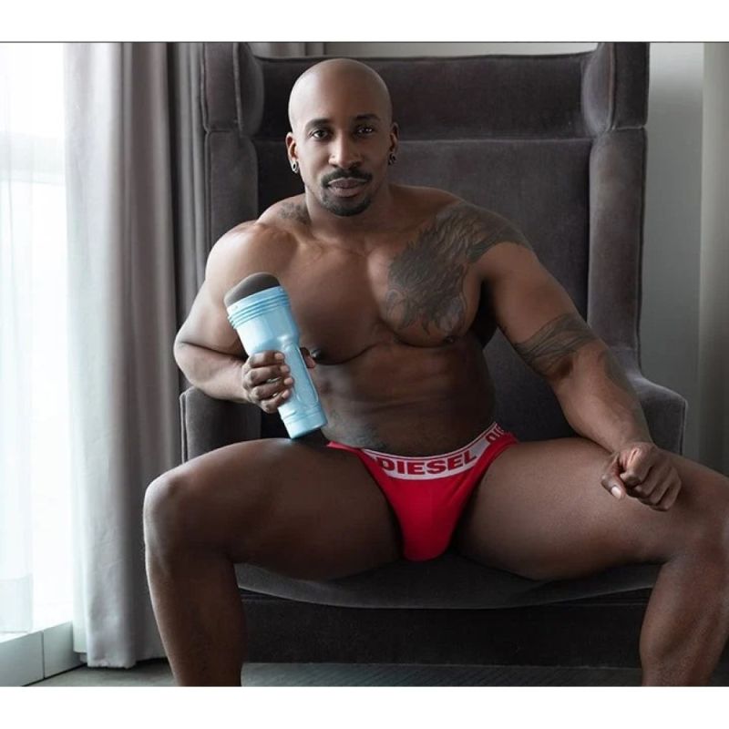 Маструбатор анус, у колбі, кібершкіра, Fleshjack Boys Max Konnor, чорний вид 8