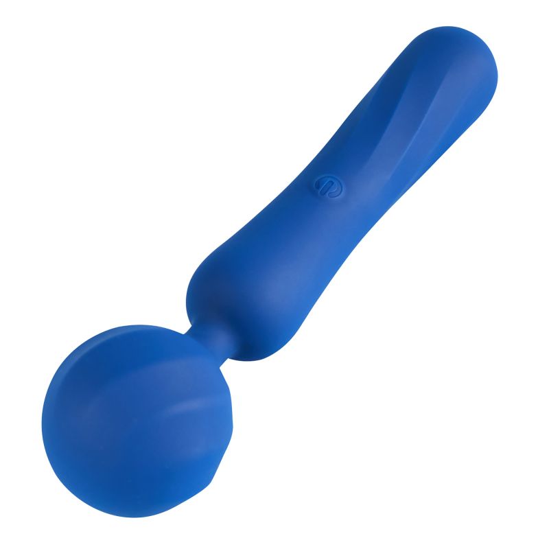 Вібромасажер Wand із гнучкою насадкою BeYourLover Titan, синій, 25 × 6,27 см вид 5