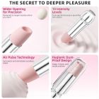 Вакуумний стимулятор BeYourLover Powder Mist у формі губної помади, рожевий, 9,65 × 3,3 × 3 см вид 4