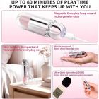 Вакуумний стимулятор BeYourLover Powder Mist у формі губної помади, рожевий, 9,65 × 3,3 × 3 см вид 9