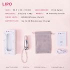 Вакуумний стимулятор BeYourLover Powder Mist у формі губної помади, рожевий, 9,65 × 3,3 × 3 см вид 10