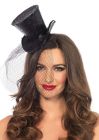 Міні-циліндр жіночий Mini Glitter Top Hat від Leg Avenue вид 2