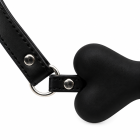 Кляп в виде кости DS Fetish с надписью «Bitch», черный вид 6