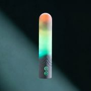 Віброкуля з RGB-підсвічуванням та керуванням через додаток Illumination The Bullet, біла, 12 × 2