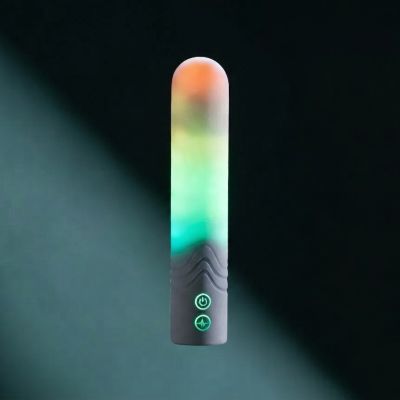 Віброкуля з RGB-підсвічуванням та керуванням через додаток Illumination The Bullet, біла, 12 × 2