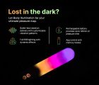 Віброкуля з RGB-підсвічуванням та керуванням через додаток Illumination The Bullet, біла, 12 × 2 вид 7