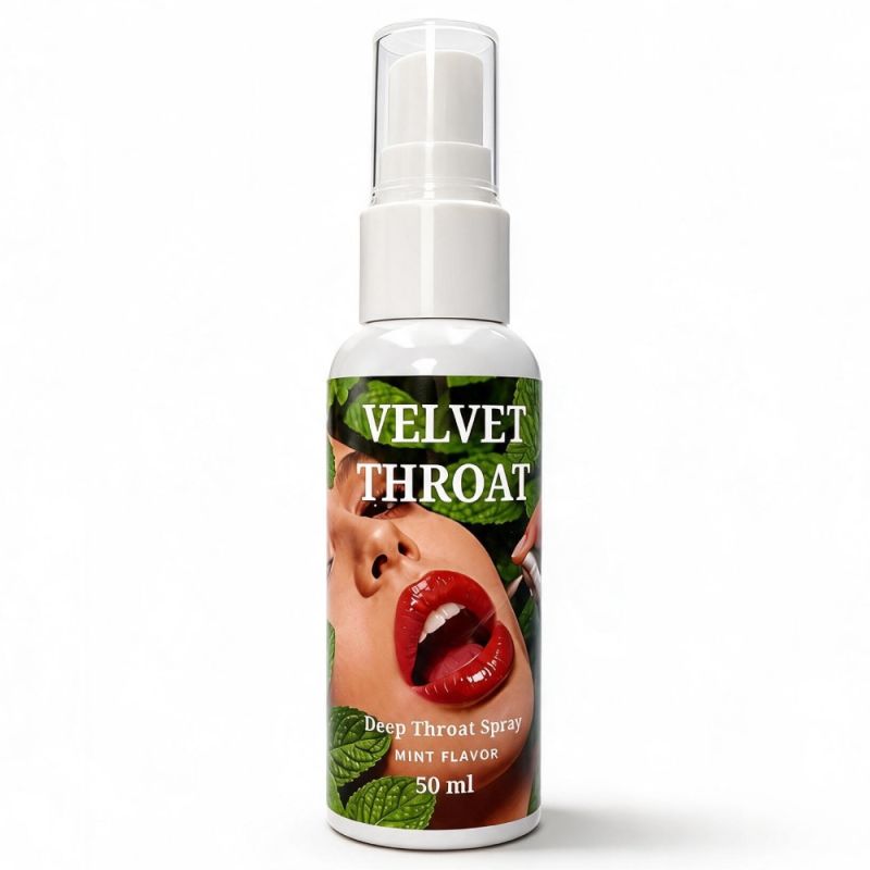 Спрей для глибокого мінета WOW Velvet Throat зі смаком м'яти, 50 мл вид 3