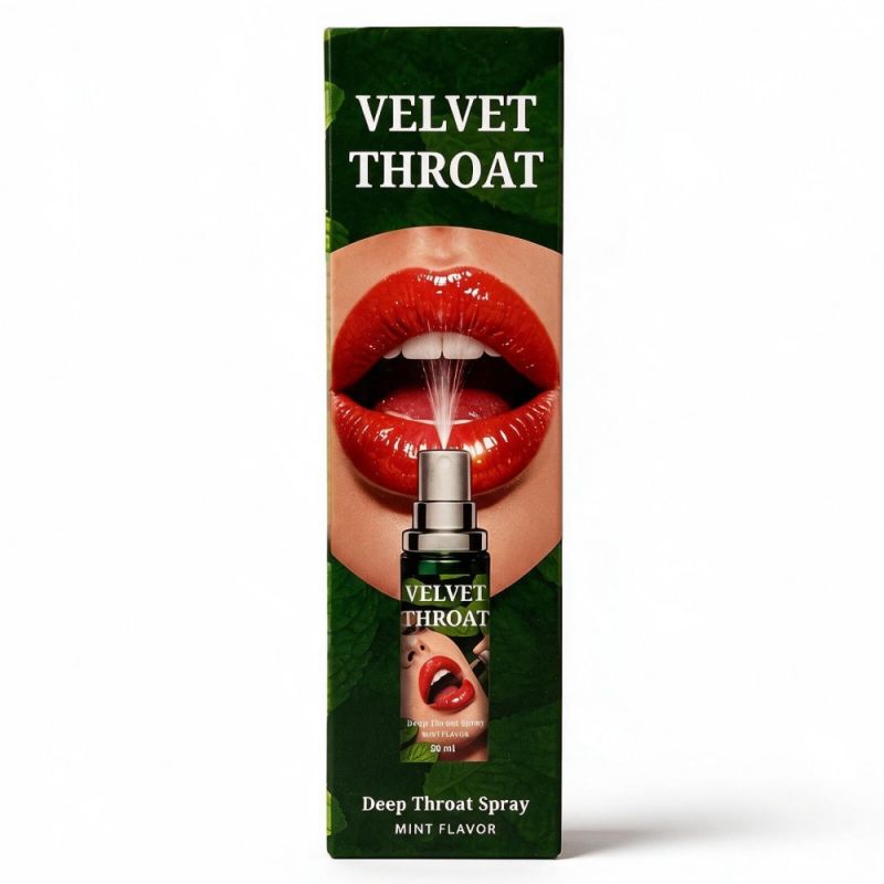 Спрей для глибокого мінета WOW Velvet Throat зі смаком м'яти, 50 мл вид 4