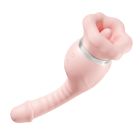Вібратор і кліторальний стимулятор BeYourLover Devil Flower із функцією всмоктування, рожевий, 24,3 × 3,7 см вид 12