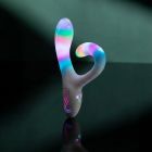 Вібратор-кролик із RGB-підсвічуванням та додатком Paradise Illumination The Rabbit, білий, 21,6 см × 3,8 см вид 2