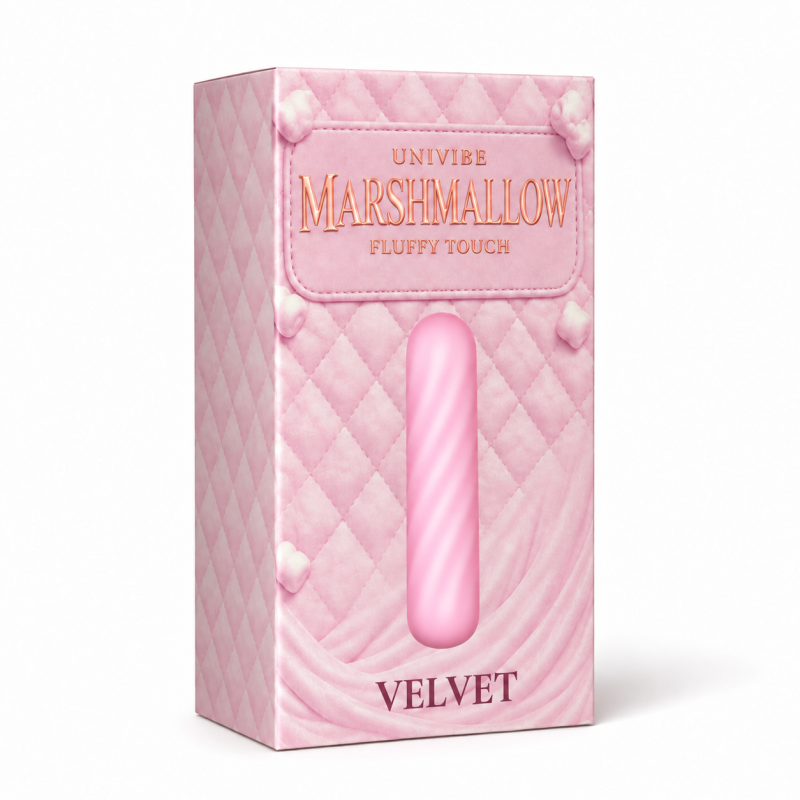 Суперм'яка віброкуля UNIVIBE Velvet із 10 режимами вібрації, рожева, 10,5 × 2,5 см вид 5