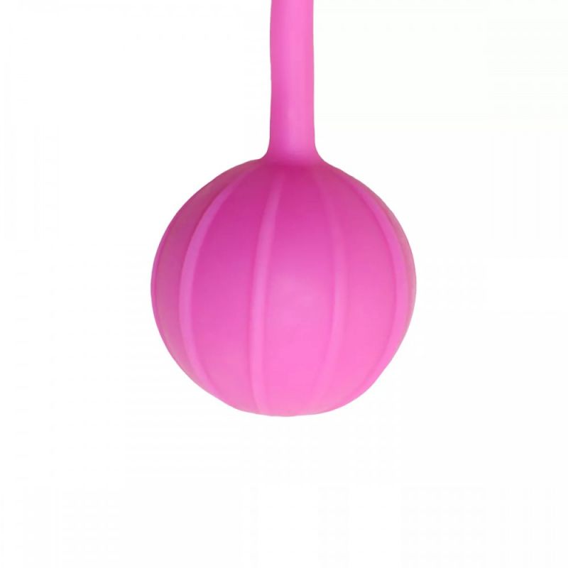 Вагінальні кульки Easytoys Vertical Ribbed Geisha рожеві вид 3