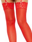 Панчохи з мереживом One Size Alix Leg Avenue, червоні вид 6
