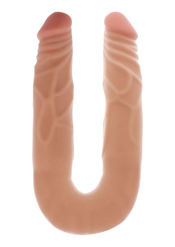 Двосторонній фалоімітатор Toy Joy Double Dong, бежевий вид 2