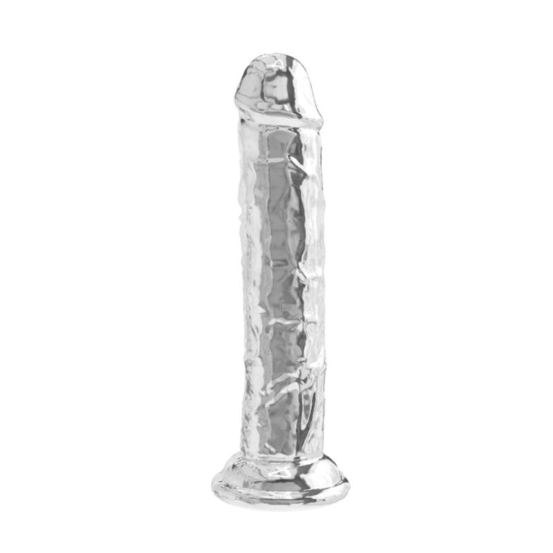 Фалоімітатор реаліст на присосці Toy Joy Get Real Clear Dong, прозорий вид 2