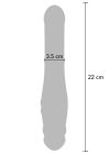 Безремневий страпон із вібрацією та пультом She.E.O Strapless Strap-On, рожевий, 22 × 3,5 см вид 3
