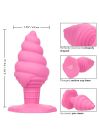 Анальна пробка у формі морозива з присоскою CalExotics Yum Bum Ice Cream Cone, рожева, 9,5 × 4,5 вид 3