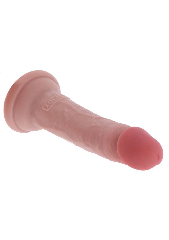 Реалістичний фалоімітатор із присоскою ToyJoy Get Real Deluxe, бежевий, 15 × 3 см вид 6