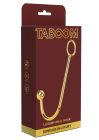 Анальний гак преміум-класу з кільцем для бондажу Taboom Luxury Anal Hook, золотий вид 2