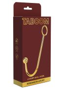 Анальний гак преміум-класу з кільцем для бондажу Taboom Luxury Anal Hook, золотий