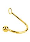 Анальний гак преміум-класу з кільцем для бондажу Taboom Luxury Anal Hook, золотий вид 4