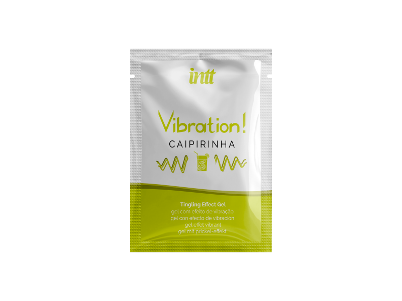 Саше рідкого вібратора Intt Vibration Caipirinha зі смаком коктейлю «Кайпірінья», 2 мл вид 2