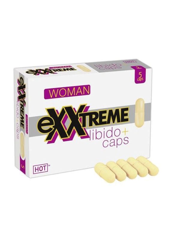 Капсулы для повышения либидо для женщин Hot eXXtreme (цена за 5 капсул в упаковке) вид 2