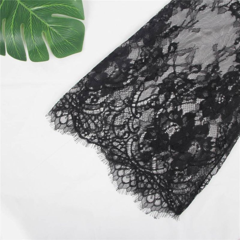 Халат чорний під пояс та довгими мереживними рукавами Star Night стрінги в комплекті, XS/S вид 4