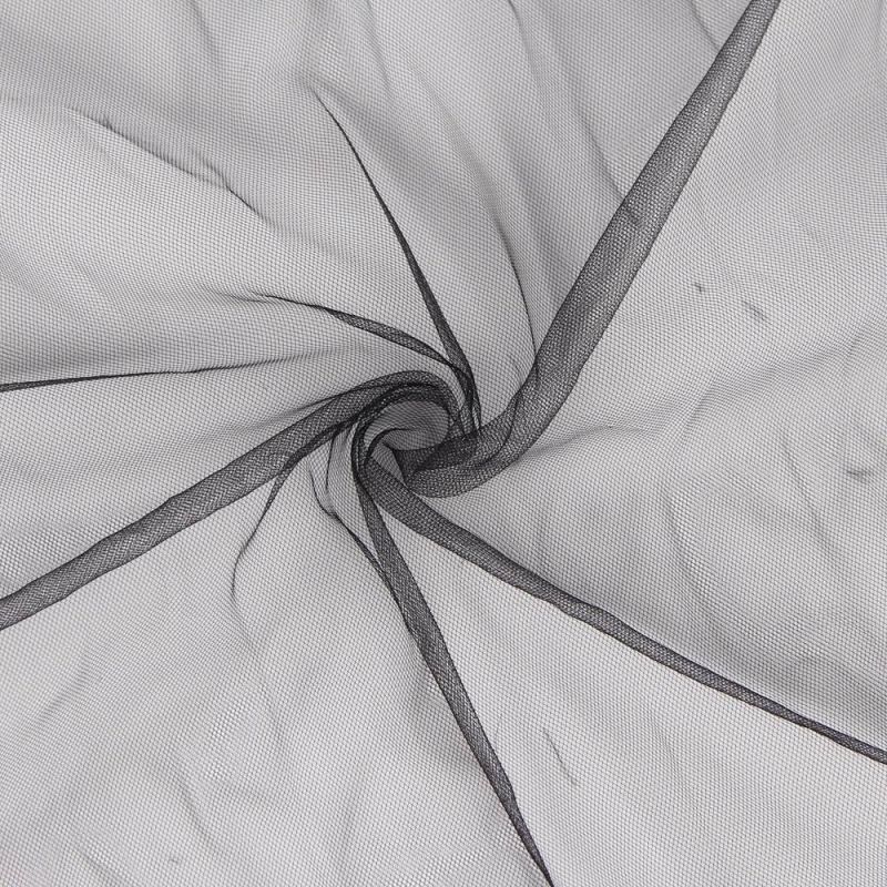 Халат длинный с поясом Star Night с отделкой из искусственного меха и трусиками, черный, ХХХL вид 7