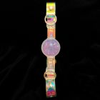 Кляп-шарик прозрачный UNIVIBE с фиолетовым камнем, силиконовый вид 8