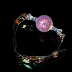 Кляп-кулька прозора UNIVIBE з рожевим каменем, силіконовий вид 5