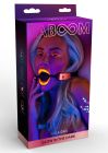 Кляп, що світиться в темряві Taboom Ball Gag, рожево-чорний вид 2