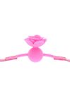 Кляп силиконовый Розочка Taboom Malibu Rose Ball Gag, розовый вид 7