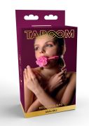 Кляп силиконовый Розочка Taboom Malibu Rose Ball Gag, розовый