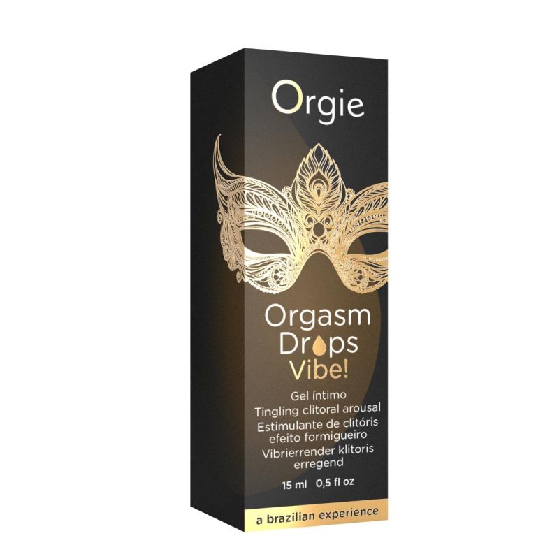 Клиторальные капли с вибрацией Orgie ORGASM DROPS VIBE, 15 мл вид 8