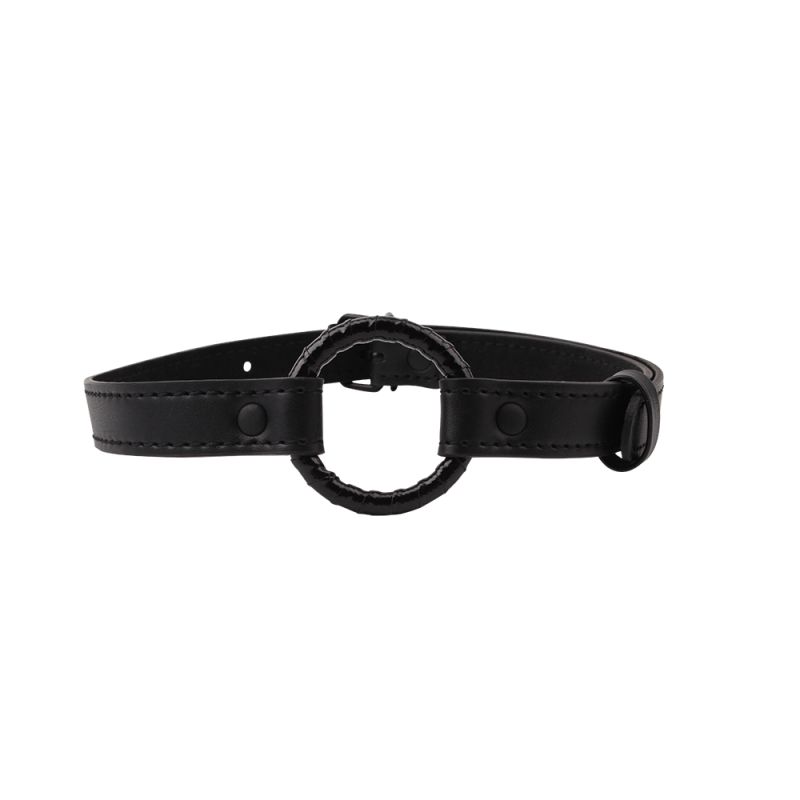 Кляп-кольцо Chisa Fierce Euphoria O-Ring Gag, чёрный вид 5