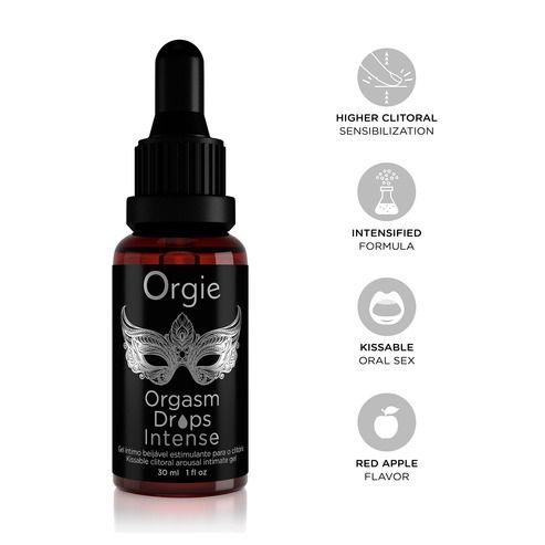 Клиторные капли Orgie Orgasm Drops Intense для разогрева, 30 мл вид 4