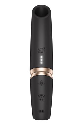 Клиторальный бесконтактный массажер Satisfyer Perfect Kiss черный