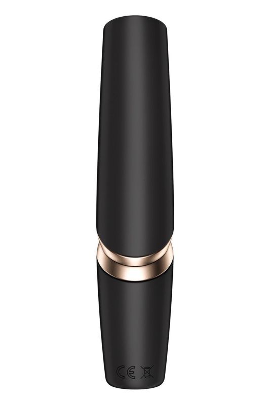 Кліторальний безконтактний масажер Satisfyer Perfect Kiss чорний вид 4