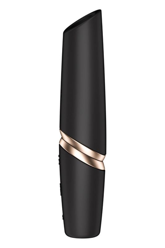 Кліторальний безконтактний масажер Satisfyer Perfect Kiss чорний вид 3