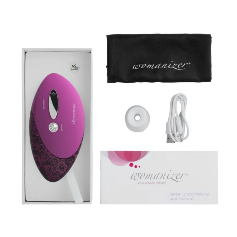 Кліторальний стимулятор, пурпуровий Womanizer Pro W-500 Magenta, пурпуровий вид 6