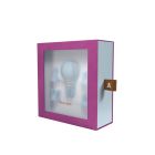 Кліторальний стимулятор з насадками Adrien Lastic Caress та ротацією, блакитний вид 10