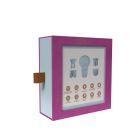 Кліторальний стимулятор з насадками Adrien Lastic Caress та ротацією, блакитний вид 11